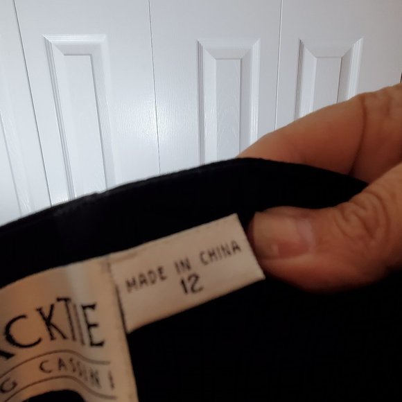 Oleg Cassini Black Strapless Cocktail Dress Size 12 NWT - Picture 10 of 14